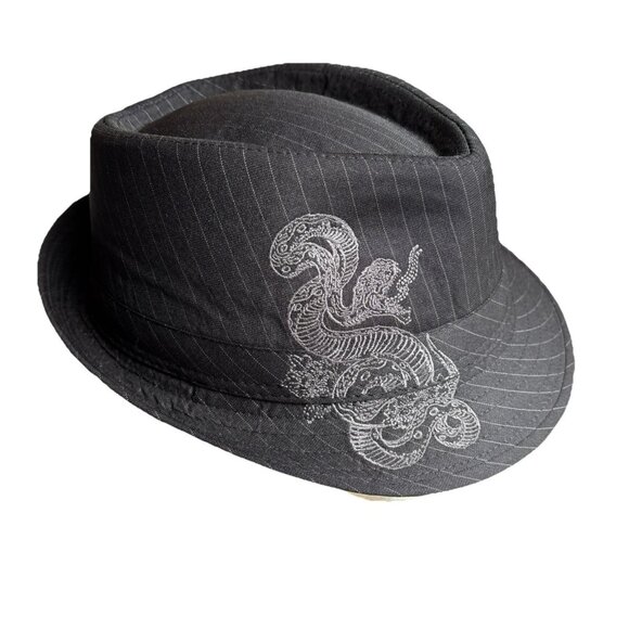 Miami ink snake tattoo art Fedora Hat licensed L L/XL - Picture 1 of 5